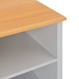 TV Cabinet Grey 95x39x58 cm - Close-Up Angle