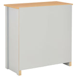 Sideboard Grey 79x35x81 cm - Top-Down View