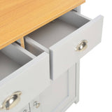 Sideboard Grey 79x35x81 cm - Low Angle