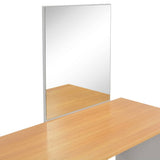 Dressing Table with Mirror and Stool Grey 104x45x131 cm - Extra Image
