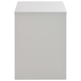 Dressing Table with Mirror and Stool Grey 104x45x131 cm
