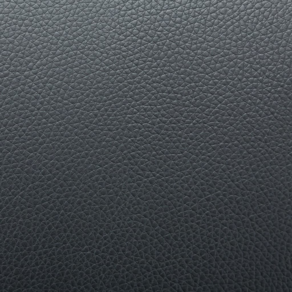 TV Armchair Black Faux Leather