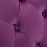 Chaise Lounge Purple Velvet - Close-Up Angle