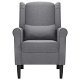 Armchair Dark Grey Fabric