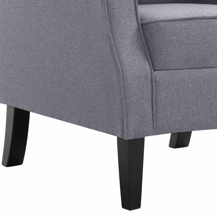 Armchair Dark Grey Fabric