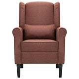 Armchair Brown Fabric
