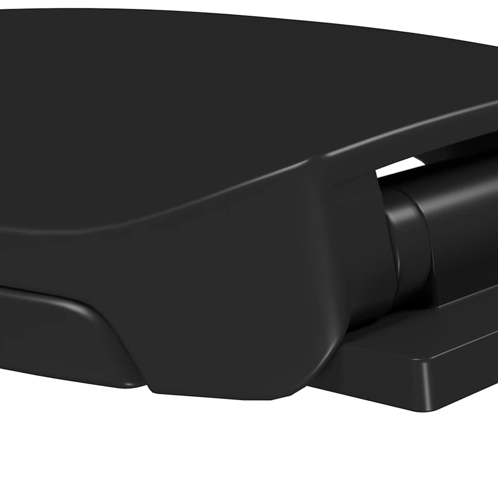 Soft-close Toilet Seat with Quick-release Design Black