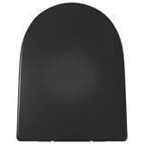 Soft-close Toilet Seat with Quick-release Design Black