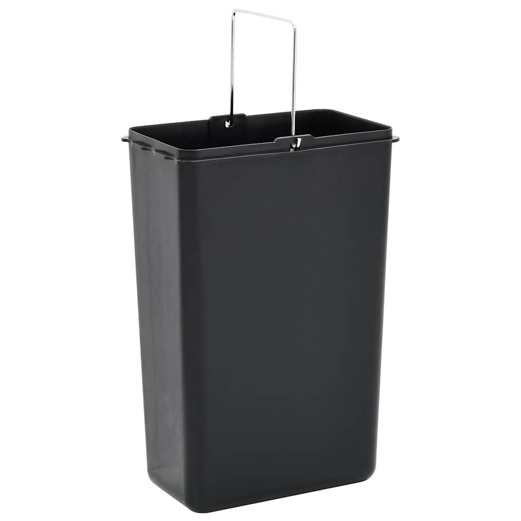 Recycle Dustbin Silver Stainless Steel 24 L