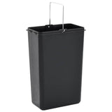 Recycle Dustbin Silver Stainless Steel 24 L - 45-Degree Angle