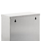 Recycle Dustbin Silver Stainless Steel 24 L