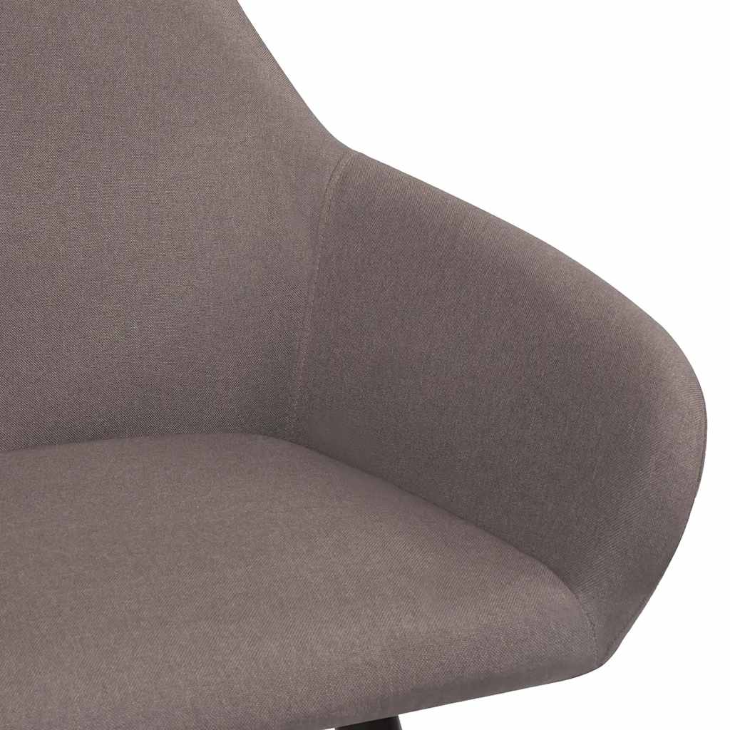 Dining Chairs 2 pcs Taupe Fabric