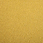 Swivel Dining Chair Yellow Fabric