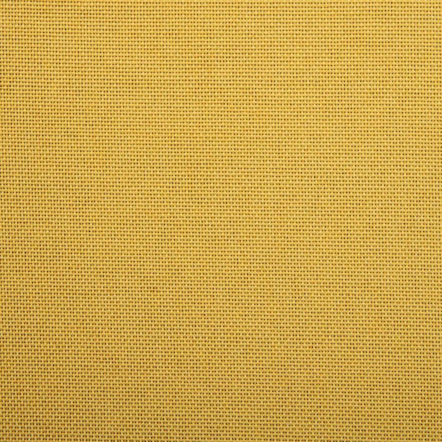Swivel Dining Chairs 2 pcs Yellow Fabric