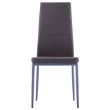 Five Piece Dining Set Grey - Low Angle