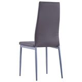 Five Piece Dining Set Grey - Extra Image
