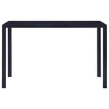 Seven Piece Dining Set Grey - Side View