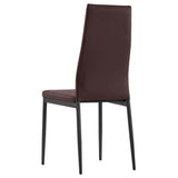 Seven Piece Dining Set Brown - Extra Image