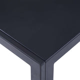 Seven Piece Dining Set Wine Red - 45-Degree Angle
