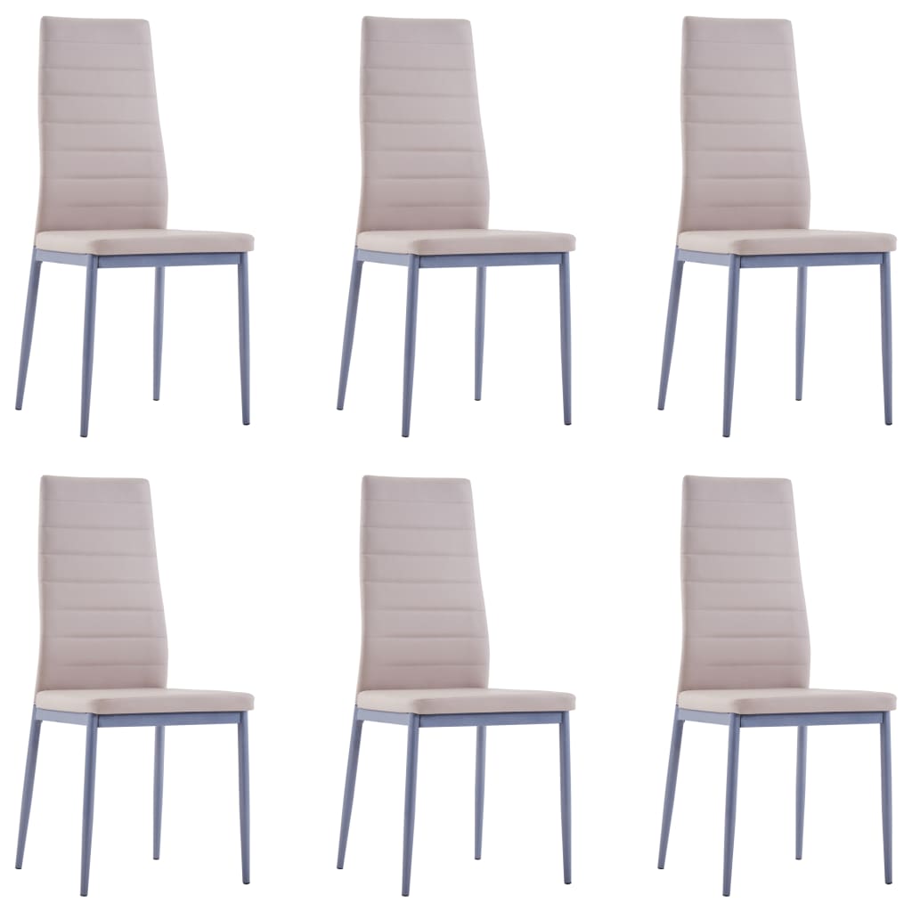 Seven Piece Dining Set Cappuccino