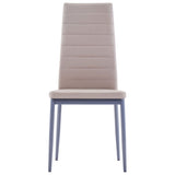 Seven Piece Dining Set Cappuccino - Low Angle
