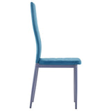 Seven Piece Dining Set Blue - Extra Image