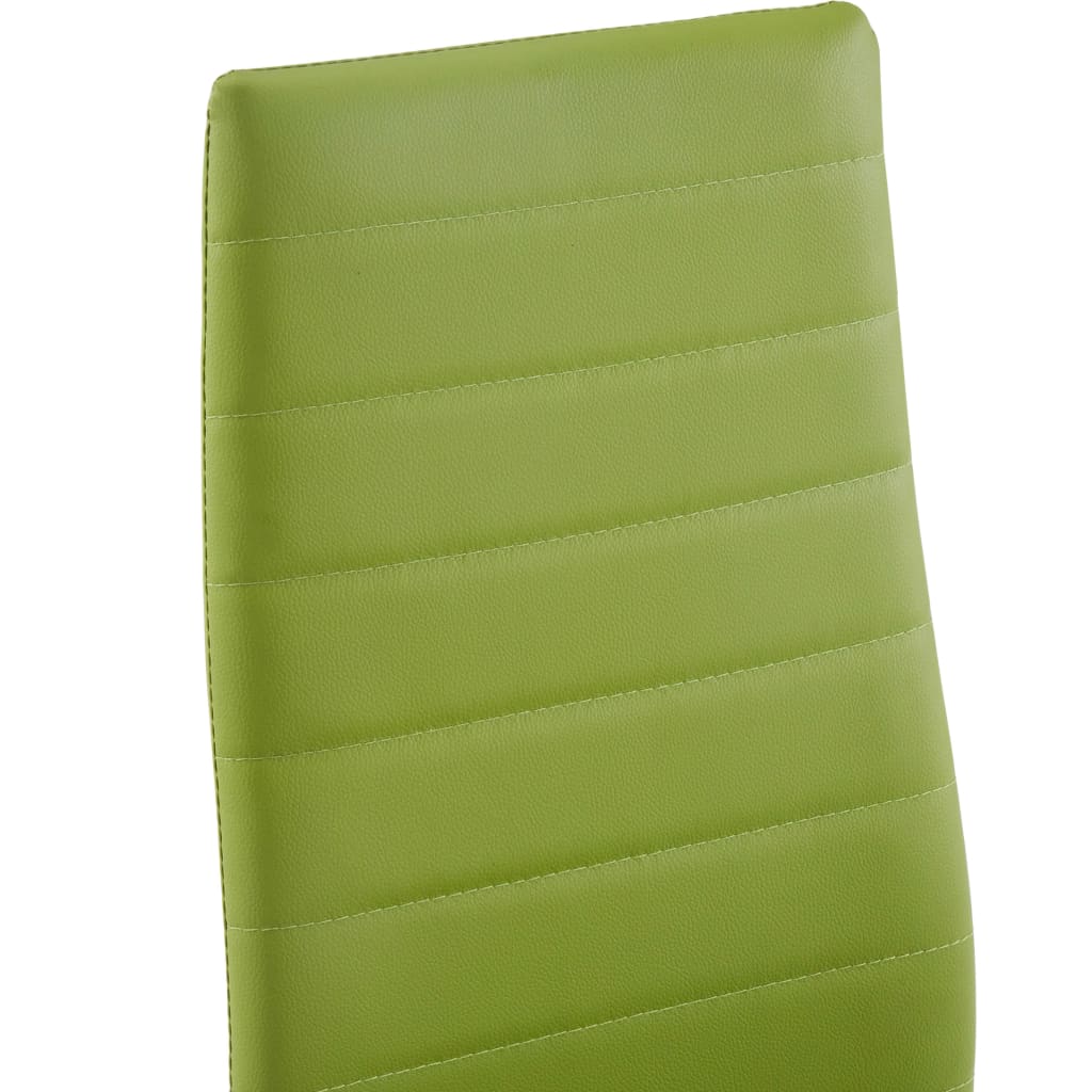 Seven Piece Dining Set Green