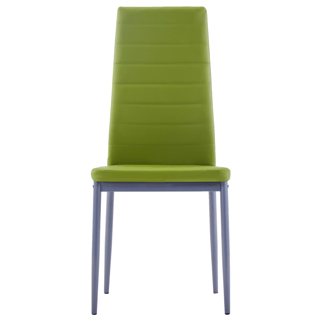 Seven Piece Dining Set Green