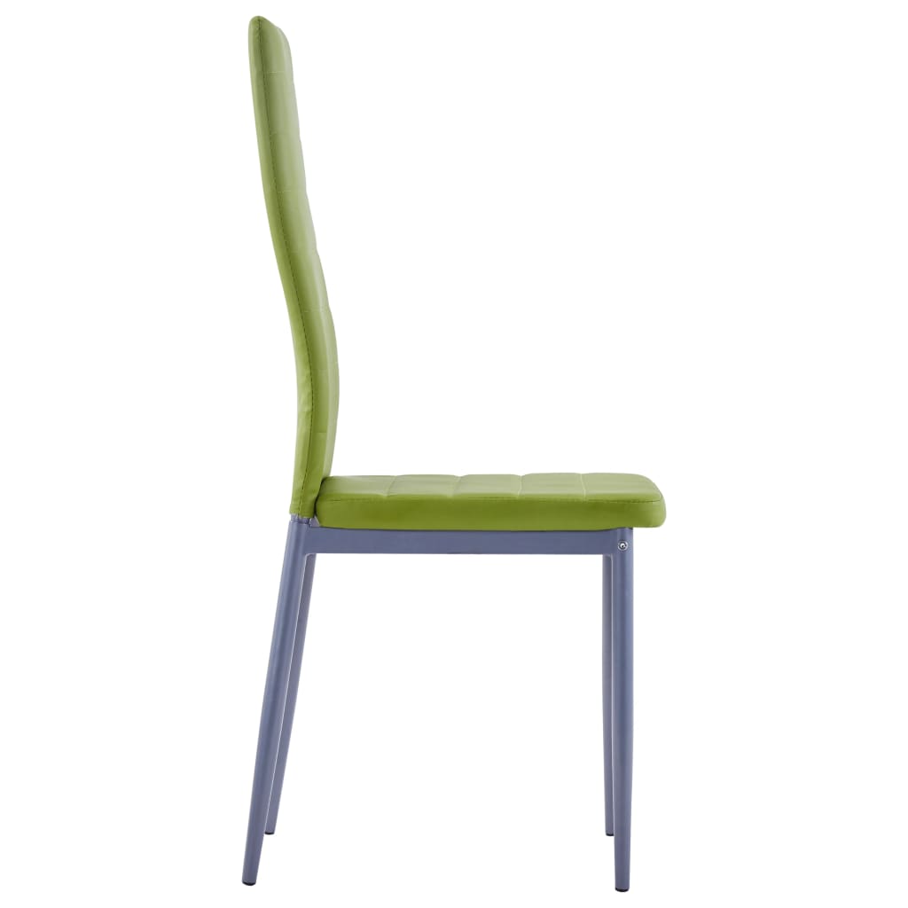 Seven Piece Dining Set Green