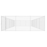 Outdoor Dog Kennel Galvanised Steel 950x570x185 cm