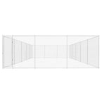 Outdoor Dog Kennel Galvanised Steel 950x570x185 cm