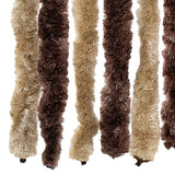 Insect Curtain Beige and Light Brown 56x185 cm Chenille - 45-Degree Angle