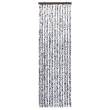 Insect Curtain Brown and Beige 56x185 cm Chenille - Side View