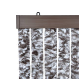 Insect Curtain Brown and Beige 56x185 cm Chenille - 45-Degree Angle