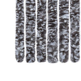 Insect Curtain Brown and Beige 56x185 cm Chenille - Close-Up Angle