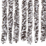 Insect Curtain Brown and Beige 90x220 cm Chenille - 45-Degree Angle