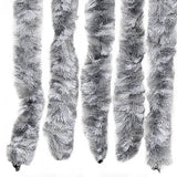 Insect Curtain White and Grey 56x185 cm Chenille