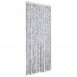 Insect Curtain White and Grey 100x220 cm Chenille