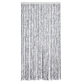 Insect Curtain White and Grey 100x220 cm Chenille