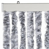 Insect Curtain White and Grey 100x220 cm Chenille