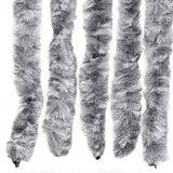 Insect Curtain White and Grey 100x220 cm Chenille