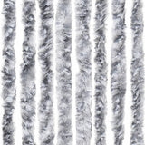 Insect Curtain White and Grey 100x220 cm Chenille