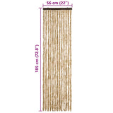 Insect Curtain Beige 56x185 cm Chenille