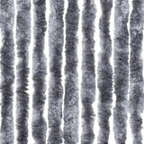Insect Curtain Silver 56x185 cm Chenille - Rear View