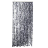 Insect Curtain Silver 90x220 cm Chenille - Side View