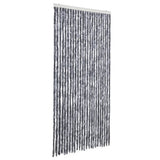 Insect Curtain Silver 100x220 cm Chenille - Front View