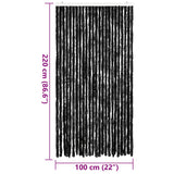 Insect Curtain Anthracite 100x220 cm Chenille