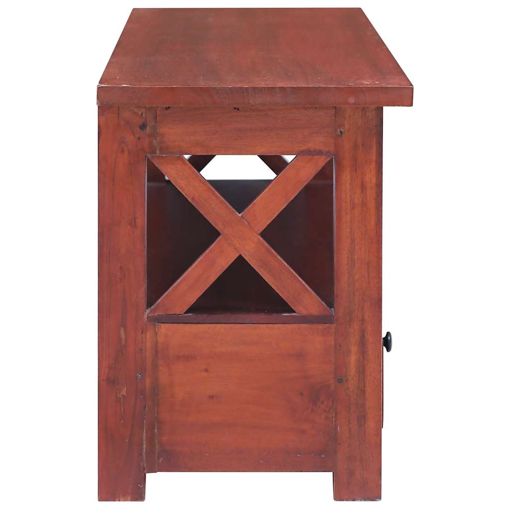 TV Cabinet Brown 120x30x40 cm Solid Mahogany Wood