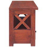 TV Cabinet Brown 120x30x40 cm Solid Mahogany Wood