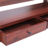 TV Cabinet Brown 120x30x40 cm Solid Mahogany Wood